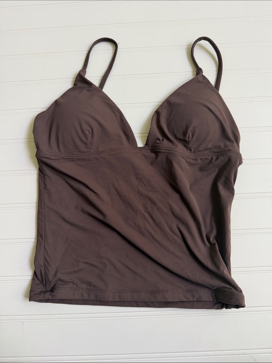 Suuksess Tops - (339)Women’s Brown Tankini Top with Built-In Support